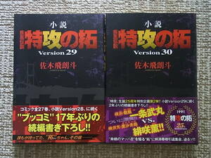 小説 疾風伝説 特攻の拓 Version 29 30 佐木飛朗斗 29巻 30巻