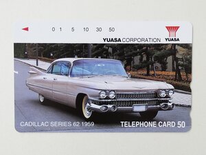 【426】　テレカ CADILLAC　SERIES　62　1959　キャデラック　テレホンカード　50度