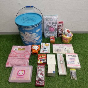 【未使用保管品】『11-544』HELLO KITTY ハローキティ各種グッズ まとめ 電動歯ブラシ、ポケベル、UNO他 一部中古品含む未使用保管品