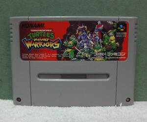 スーパーファミコン SFC ソフト TURTLES MUTANT WARRIORS T.M.N.T. ミュータントウォーリアーズ ソフトのみ 中古