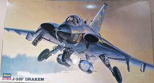 Hasegawa J-35F Draken 1:72 Scale Military Model Kit 