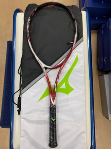 【MIZUNO　63JTN25362 OX】 MIZUNO(ミズノ) FスピードV-01 OX　ソフトテニスラケット 新品未使用 ケース付 前衛向け