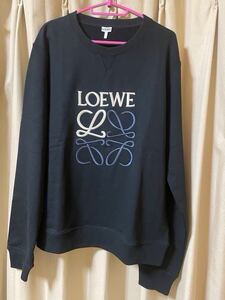 1円〜 ロエベ LOEWE ほぼ未使用 スウェット トレーナー アナグラム XL 国内正規品 送料無料