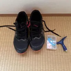 ASICS EFFORT スパイクシューズ 黒・赤