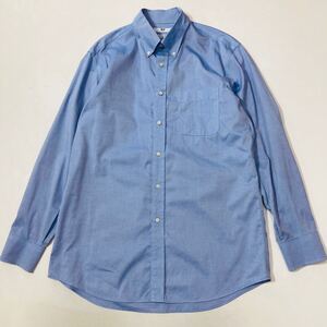 224 UNIQLO メンズ スーパーノンアイロン ボタンダウンシャツ XL 長袖 オックスフォード ユニクロ オフィス　ワイシャツ 41118AE