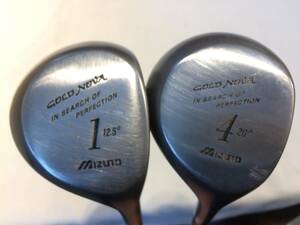 ☆275☆ゴルフクラブ　MIZUNO　ミズノ　GOLD NOVA ♯1　12.5°　♯４　20°　２本　まとめ　セット　右きき