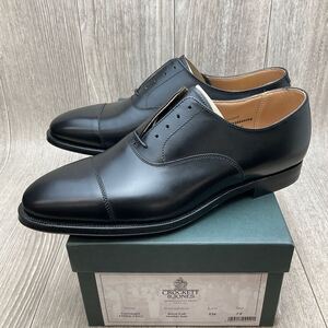 【アウトレット】CROCKETT&JONES◆CONNAUGHT◆ブラック◆サイズ7(25.0cm) 紳士革靴ストレートチップ英国製クロケットアンドジョーンズ 黒