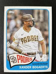 MLB Topps Archives Baseball 2023 #110 XANDER BOGAERTS ザンダー・ボガーツ San Diego Padres サンディエゴ・パドレス