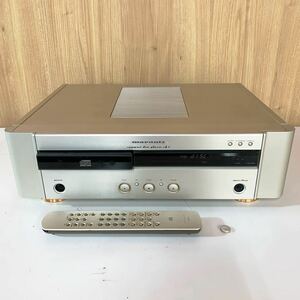 【D-1】 Marantz CD-7F CDプレーヤー CDデッキ RC-7CD リモコン オーディオ機器 マランツ トレー故障 読込不可？ ジャンク 2135-48