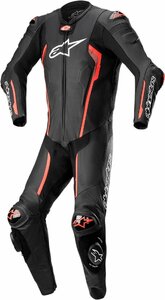 サイズ US 48 / EU 58 - ブラック/レッドフローレセント - ALPINESTARS アルパインスターズ Missile v2 1ピース スーツ