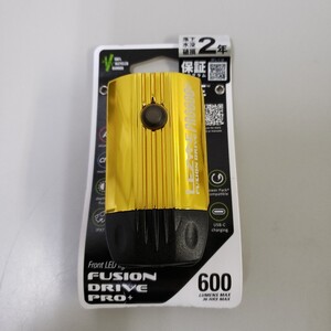 701y1001★LEZYNE(レザイン) 自転車用 フロントライト 600ルーメン FUSION DRIVE PRO 600+ USB C充電 IPX7防水