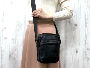 極美品 LOUIS VUITTON ルイヴィトン モノグラムシャドウ ダヌーヴPM ノワール ショルダー バッグ M43681 メンズ 79455Y