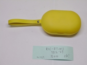 ｍ1767 Ric リック ワイヤレスイヤホン RIC-BT003-YL イエロー 動作確認済み