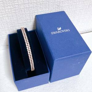 人気スワロフスキー ブレスレット Subtle ブレスレット　ラウンドカット　ゴールド SWAROVSKI