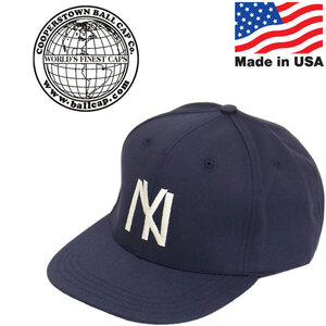 Cooperstown Ball Cap (クーパーズタウンボールキャップ) NYBC1935 ニューヨーク ブラックヤンキース 1935年モデル HI CROWN LOGO CAP ハイ