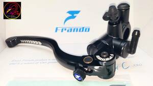 FRANDO FMF-107 (7NB　後継品）14mm ラジアルポンプ・マスターシリンダー　(黒/ダークアルマイト）－左/右 