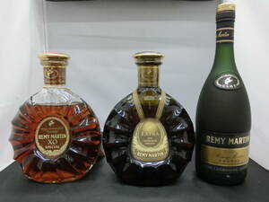 1円～★未開栓 REMY MARTIN レミーマルタン EXTRA XO VSOP 40％ 700ml 750ml コニャック ブランデー 3本セット