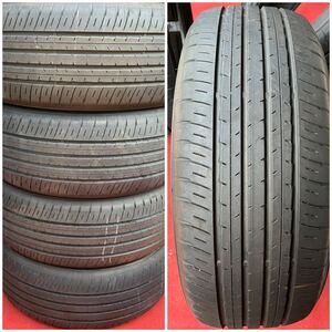 日本製。DUNLOP 235/55R19 101V SP SPORT MAXX 050夏タイヤのみ4本セット。20年式の60%溝有。