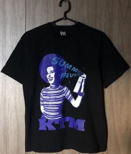 《ケツメイシ × クエンチ》アフロ Tシャツ KTM QUENCH ヴィンテージ ミュージシャン ヒップホップ 古着 ビンテージ VINTAGE hiphop USED