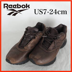 OK0378*Reebok*リーボック*レディーススニーカー*US7-24cm*茶系