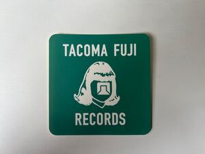 タコマフジレコード TACOMA FUJI RECORDS ステッカー グリーン green 約9cm x 9cm