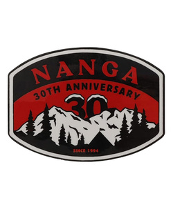 レッド/ブラック nanga 30th anniversary sticker 30周年 30イヤー アニバーサリー ステッカー