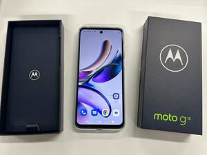 未使用近い　SIMフリーmoto g13 6.5インチ ラベンダーブルー 4GB /128GB