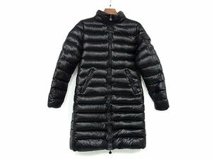 1円 MONCLER モンクレール モカ コミックラベル ナイロン100％ ダウンジャケット アウター 上着 表記サイズ 3 洋服 ブラック系 BJ0456