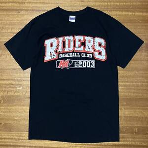 GILDAN ギルダン 野球チーム RIDERS Tシャツ Mサイズ USA古着