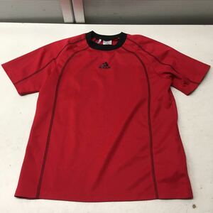 送料無料★adidas アディダス★半袖Tシャツ トップス★ジュニア　160 子供★赤#41227sNj93