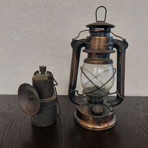昭和レトロ アンティーク ランタン ヴィンテージ カーバイト ランプ 真鍮 カーバイトランプ