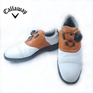 hws01149 キャロウェイ Callaway ゴルフシューズ boaクロージャーシステム 24cm USA製 バイカラー レディース