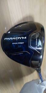 Callaway キャロウェイ パラダイム PARADYM MAX FAST 10.5度 ドライバー Rフレックス　スピーダーエボリューション　ヘッドカバーつき