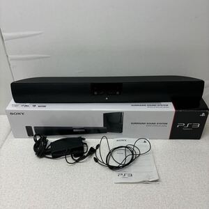 1119E6 SONY ソニー SURROUND SOUND SYSTEM サラウンドサウンドシステム CECH-ZVS1J ブラック PS3 PlayStation3 スピーカー オーディオ機器