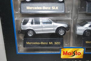 ■■■■■■■■■■■●●即決　●お宝絶版新品　Maisto製1/64　MERCEDES-BENZ　ML 320　銀　セット単品