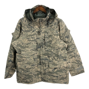 00年代 米軍実物 U.S.AIRFORCE APECS GORETEX パーカージャケット ミリタリー ABUカモ (メンズ LARGE REGULAR) 中古 古着 S5083