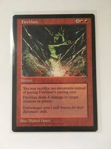 MTG　Fireblast/火炎破　(VIS/ビジョンズ,英) 1枚