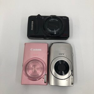 FUJIFILMフィルム　富士フィルム　Canon　キャノン　コンパクトデジタルカメラ　3台　おまとめ【DAAN5062】