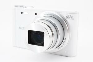 箱付美品SONY サイバーショット DSC-WX300 ホワイト　コンデジ　デジカメ　コンパクトデジタルカメラ　ソニー Cyber-shot