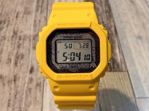 CASIO x Charles Darwin カシオxチャールズダーウィン G-SHOCK ジーショック 腕時計 GW-B5600CD-9JR イエロー 店舗受取可