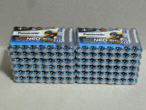 (22) パナソニック　エボルタネオ　アルカリ乾電池　単4形96本