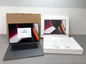 【Apple】MacBook Pro 16inch 2021 A2485 CPU Apple M1 Max メモリ64GB SSD1TB NVMe OS12 中古Mac 充電回数2回 未使用に近い US配列