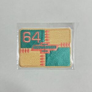 CHEVROLET CUSTOM AIR FRESHENER 風 アイロンワッペン アップリケ シール 2WAY 刺繍ワッペン インパラ ベルエア カプリス モンテカルロ 64