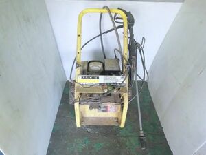 ◆引取限定(大阪)◆KARCHER ケルヒャー 2400 PSI Pressure Washer エンジン式高圧洗浄機 電動工具 HONDA GC160 5.0 (タイヤ破損) 現状