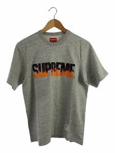 Supreme◆Tシャツ/S/コットン/GRY/無地