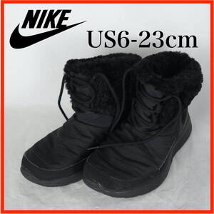 EB5615*NIKE*ナイキ*レディースショートブーツスニーカー*US6-23cm*黒