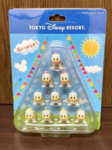 TOKYO DISNEY RESORT ディズニー ビルディング フィギュア ドナルド ダック ヒューイ デューイ ルーイ ピラミッド タワー 体操