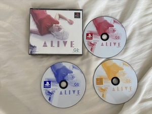 23-PS-751-T　プレイステーション　アライブ　ALIVE　動作品　PS1　プレステ1