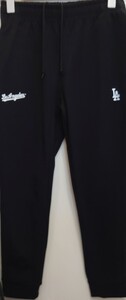 即決 MLB ロサンゼルス・ドジャース メンズスウェットパンツ【L】新品タグ付き 大谷翔平 山本由伸 ロングパンツ ブラック