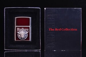 1円～【おたからや】◆ZIPPO(ジッポ)Marlboro The Red Collection/ロングホーン◆tm012-B40594◆